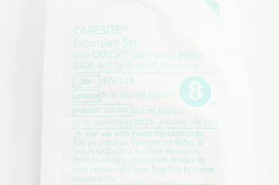 Braun 470124 Caresite Extension Set 8inch x 0.5ml (x)